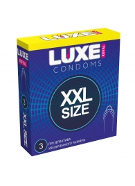 Презервативы увеличенного размера LUXE Royal XXL Size - 3 шт. - Luxe - купить с доставкой во Владимире