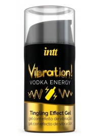 Жидкий интимный гель с эффектом вибрации Vibration! Vodka Energy - 15 мл. - INTT - купить с доставкой во Владимире