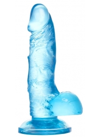Голубой реалистичный фаллоимитатор Indy - 15,8 см. - A-toys купить с доставкой в интернет-магазине Orgasmix во Владимире Голубой реалистичный фаллоимитатор Indy - 15,8 см. - A-toys