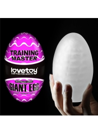 Мастурбатор-яйцо Giant Egg Grind Ripples Edition - Lovetoy - во Владимире купить с доставкой