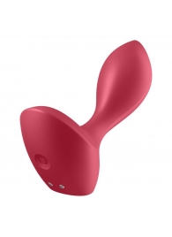 Красный вибромассажёр простаты Satisfyer Backdoor Lover - 14 см. - Satisfyer - во Владимире купить с доставкой