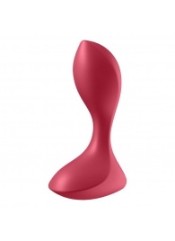 Красный вибромассажёр простаты Satisfyer Backdoor Lover - 14 см. - Satisfyer - во Владимире купить с доставкой