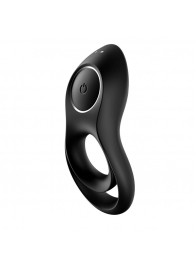 Черное эрекционное виброкольцо Legendary Duo - Satisfyer - во Владимире купить с доставкой