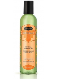 Массажное масло Naturals Tropical Mango с ароматом манго - 236 мл. - Kama Sutra - купить с доставкой во Владимире