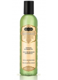 Массажное масло Naturals Vanilla Sandalwood с ароматом ванили и сандала - 236 мл. - Kama Sutra - купить с доставкой во Владимире