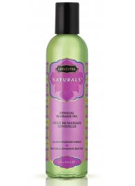 Массажное масло Naturals Island Passion Berry с ароматом тропических фруктов - 236 мл. - Kama Sutra - купить с доставкой во Владимире