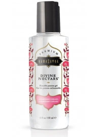 Гель-лубрикант на водной основе Divine Nectars Strawberry Dream с ароматом клубники - 150 мл. - Kama Sutra - купить с доставкой во Владимире