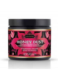 Пудра для тела Honey Dust Body Powder с ароматом клубники - 170 гр. - Kama Sutra - купить с доставкой во Владимире