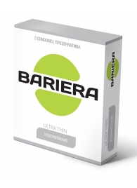 Ультратонкие презервативы Bariera Ultra Thin - 3 шт. - Bariera - купить с доставкой во Владимире