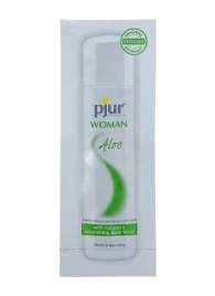 Лубрикант на водной основе pjur WOMAN Aloe - 2 мл. - Pjur - купить с доставкой во Владимире