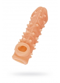 Телесная закрытая насадка с пупырышками Cock Sleeve Size S - 13,8 см. - KOKOS - во Владимире купить с доставкой Телесная закрытая насадка с пупырышками Cock Sleeve Size S - 13,8 см. - KOKOS - во Владимире купить с доставкой