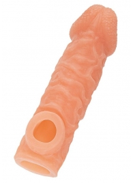 Телесная закрытая насадка с шершавой головкой Cock Sleeve Size S - 13,8 см. - KOKOS - во Владимире купить с доставкой Телесная закрытая насадка с шершавой головкой Cock Sleeve Size S - 13,8 см. - KOKOS - во Владимире купить с доставкой