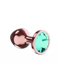Пробка цвета розового золота с малиновым кристаллом Diamond Topaz Shine L - 8,3 см. - Lola Games - купить с доставкой во Владимире