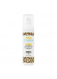 Разогревающее массажное масло с ароматом пина колада Gourmet Pina Colada - 50 мл. - Exsens - купить с доставкой во Владимире