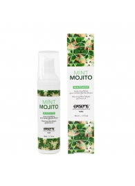 Разогревающее массажное масло с ароматом мохито Gourmet Mint Mojito - 50 мл. - Exsens - купить с доставкой во Владимире