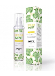 Разогревающее массажное масло Gourmet Spearmint Organic с органическими ингредиентами - 50 мл. - Exsens - купить с доставкой во Владимире