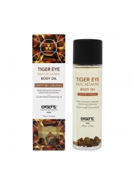 Органическое массажное масло TIGER EYE MACADAMIA - 100 мл. - Exsens - купить с доставкой во Владимире