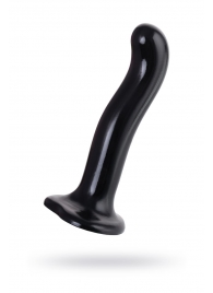 Черный стимулятор для пар P G-Spot Dildo Size M - 18 см. - Strap-on-me - во Владимире купить с доставкой