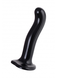 Черный стимулятор для пар P G-Spot Dildo Size M - 18 см. - Strap-on-me - во Владимире купить с доставкой