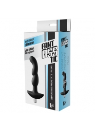 Черная вибропробка для простаты FantASStic Vibrating Prostate Plug - 14,5 см. - Dream Toys - во Владимире купить с доставкой