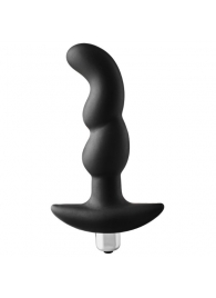 Черная вибропробка для простаты FantASStic Vibrating Prostate Plug - 14,5 см. - Dream Toys - во Владимире купить с доставкой