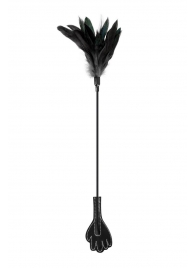 Двусторонний стек-щекоталка Sweet Caress Feather Whip - 58 см. - Sweet Caress - купить с доставкой во Владимире
