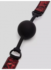 Кляп-шар на двусторонних ремешках Reversible Silicone Ball Gag - Fifty Shades of Grey - купить с доставкой во Владимире