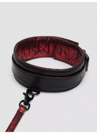 Стильный ошейник с поводком Reversible Faux Leather Collar and Lead - Fifty Shades of Grey - купить с доставкой во Владимире