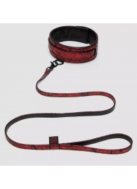 Стильный ошейник с поводком Reversible Faux Leather Collar and Lead - Fifty Shades of Grey - купить с доставкой во Владимире