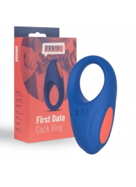 Синее эрекционное кольцо RRRING First Date Cock Ring - FeelzToys - во Владимире купить с доставкой