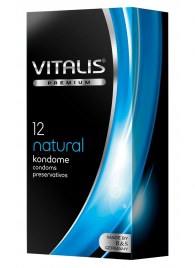 Классические презервативы VITALIS PREMIUM natural - 12 шт. - Vitalis - купить с доставкой во Владимире