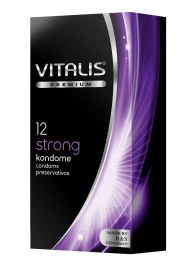 Презервативы с утолщённой стенкой VITALIS PREMIUM strong - 12 шт. - Vitalis - купить с доставкой во Владимире