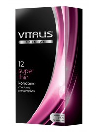 Ультратонкие презервативы VITALIS PREMIUM super thin - 12 шт. - Vitalis - купить с доставкой во Владимире