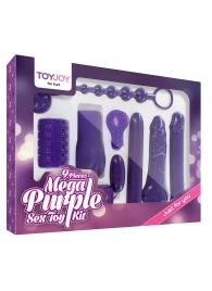 Эротический набор Toy Joy Mega Purple - Toy Joy - купить с доставкой во Владимире