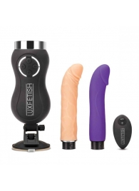 Портативная секс-машина Thrusting Compact Sex Machine c 2 насадками - Lux Fetish - купить с доставкой во Владимире