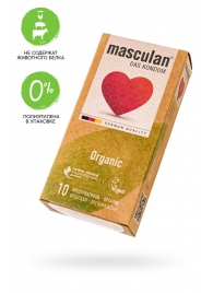 Экологически чистые презервативы Masculan Organic - 10 шт. - Masculan - купить с доставкой во Владимире