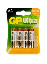 Батарейки алкалиновые GP Ultra Alkaline AA/LR6 - 4 шт. - Элементы питания - купить с доставкой во Владимире