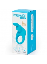 Голубое эрекционное виброкольцо Happy Rabbit Rechargeable Rabbit Cock Ring - Happy Rabbit - во Владимире купить с доставкой