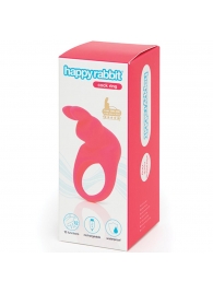 Розовое эрекционное виброкольцо Happy Rabbit Rechargeable Rabbit Cock Ring - Happy Rabbit - во Владимире купить с доставкой