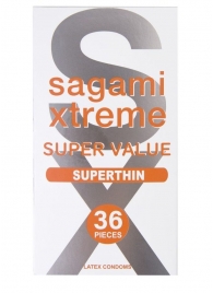 Ультратонкие презервативы Sagami Xtreme Superthin - 36 шт. - Sagami - купить с доставкой во Владимире