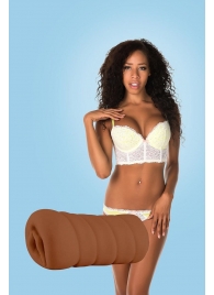Коричневый мастурбатор-вагина BRIANNA - Dream Toys - во Владимире купить с доставкой