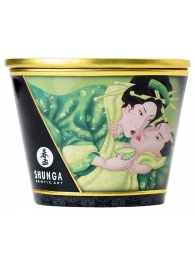 Массажная свеча Exotic Green Tea с ароматом зелёного чая - 170 мл. - Shunga - купить с доставкой во Владимире