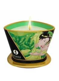 Массажная свеча Exotic Green Tea с ароматом зелёного чая - 170 мл. - Shunga - купить с доставкой во Владимире