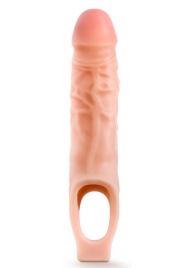 Телесная насадка на пенис 9 Inch Cock Sheath Extender - 22,2 см. - Blush Novelties - во Владимире купить с доставкой