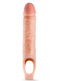 Телесная насадка на пенис 10 Inch Cock Sheath Extender - 25 см. - Blush Novelties - во Владимире купить с доставкой