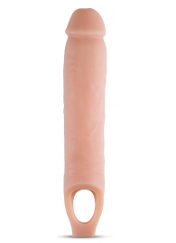 Телесная насадка на пенис 11.5 Inch Cock Sheath Penis Extender - 29,2 см. - Blush Novelties - во Владимире купить с доставкой