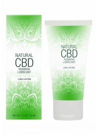 Лубрикант с пролонгирующим эффектом Natural CBD Numbing Lubricant - 50 мл. - Shots Media BV - купить с доставкой во Владимире