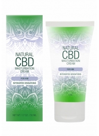 Крем для мастурбации для мужчин Natural CBD Masturbation Cream For Him - 50 мл. - Shots Media BV - купить с доставкой во Владимире