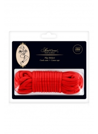 Красная веревка для фиксации - 10 м. - Sweet Caress - купить с доставкой во Владимире
