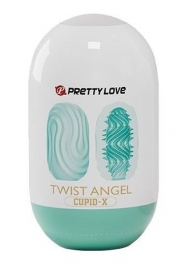 Бирюзовый мастурбатор-яйцо Twist Angel - Baile - во Владимире купить с доставкой